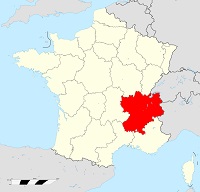 carte Rhone Alpes